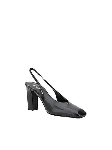 Prada Black Calf Leather Women's Pumps (view 2)