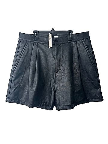 ASKK NY Faux Leather Shorts (view 1)