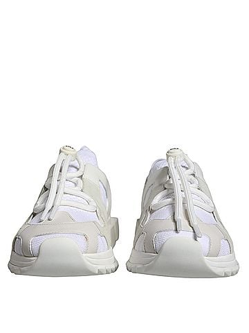 Dolce & Gabbana White Mesh Sorrento Trekking Sneakers Women's Shoes (view 2)