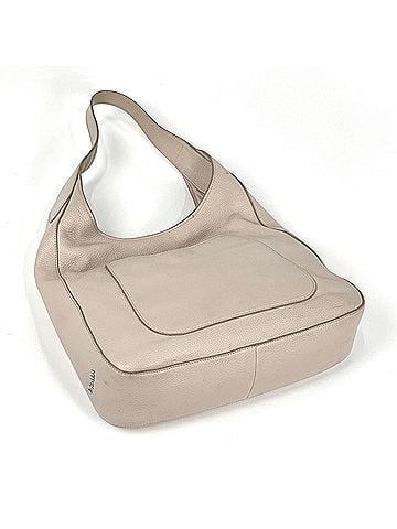 Prada Prada PRADA Logo Shoulder Bag Leather Beige 1BC013 Women's (view 2)