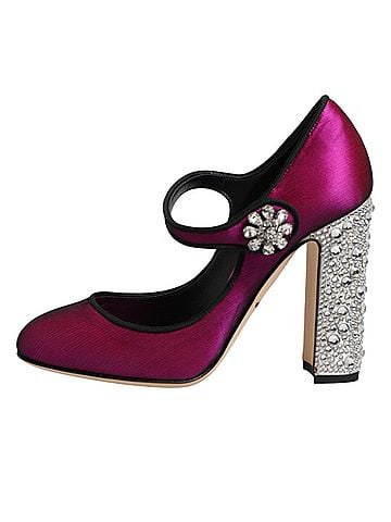 Dolce & Gabbana Pink Embellished High Heels Pumps Women's Shoes (view 1)