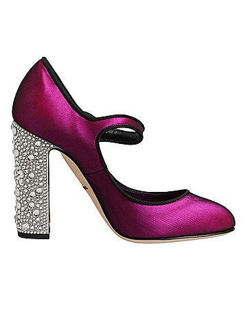 Dolce & Gabbana Pink Embellished High Heels Pumps Women's Shoes (view 2)