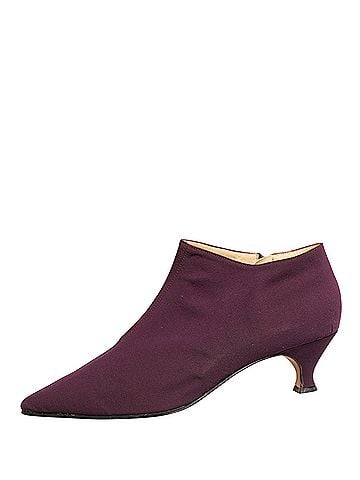 Dolce & Gabbana Purple Suede AnkleBoots Women's Shoes (view 1)