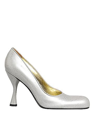 Dolce & Gabbana White Leather High Heels Women Pumps Women's Shoes (view 1)