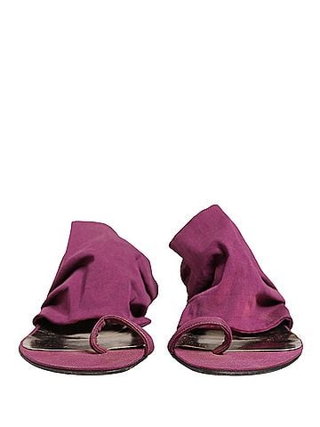 Dolce & Gabbana Violet Heels Sandals Women's Shoes (view 2)
