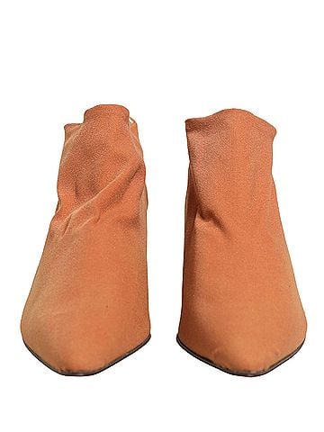 Dolce & Gabbana Brown Suede Ankle Boots Women's Shoes (view 2)
