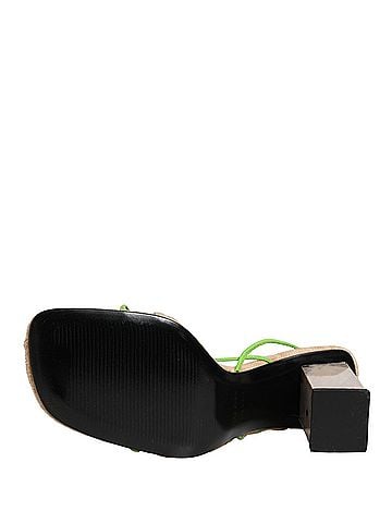 Dolce & Gabbana Multicolor Leather Block Heels Sandals Women's Shoes (view 2)