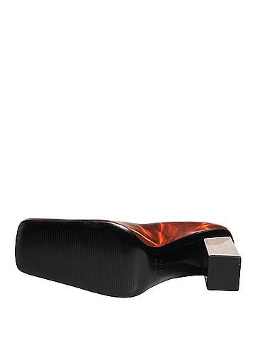 Dolce & Gabbana Multicolor Leather Square Toe Pumps Women's Shoes (view 2)