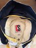Basic Editions White Yellow Blue Raincoat Size L - photo 3