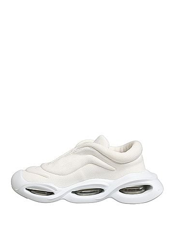 Dolce & Gabbana White Slip On Wave LowTop Sneakers Women's Shoes (view 2)