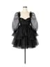 Selkie 100% Polyester 100% Cotton Solid Black Cocktail Dress Size XXL - photo 1