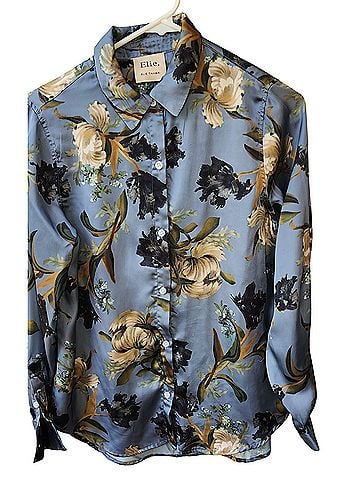 Elie Tahari Long Sleeve Button-Down Shirt (view 2)
