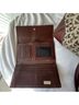 Michael Kors Print Brown Ivory Leather Satchel One size - photo 7