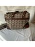 Michael Kors Print Brown Ivory Leather Satchel One size - photo 13