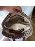 Michael Kors Print Brown Ivory Leather Satchel One size - photo 4