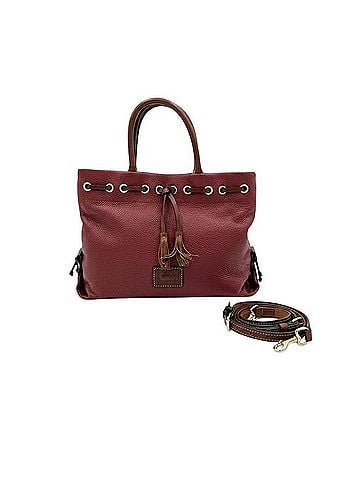 Dooney & Bourke Pebble Grain Leather Drawstring Bag Leather Tote (view 1)