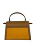 Michael Kors 100% Leather Color Block Brown Gold Satchel One size - photo 2