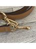 Michael Kors 100% Leather Color Block Brown Gold Satchel One size - photo 10