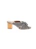 Jack Rogers Checkered-gingham Black White Mule/Clog Size 7 1/2 - photo 1