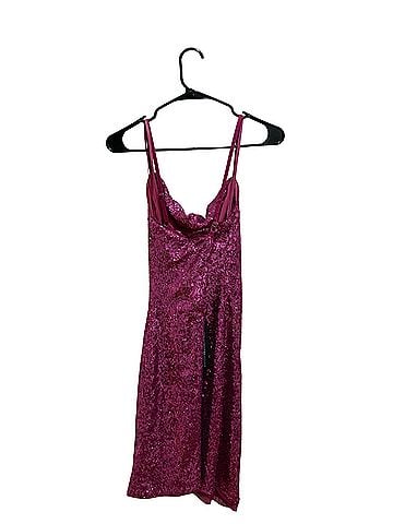 BCBGMAXAZRIA Cowl Neck Mini Dress Cocktail Dress (view 2)