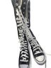 Converse Black White Sneakers Size 7 - photo 1
