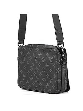 Louis Vuitton Louis Vuitton Shoulder Bag Monogram Eclipse Steamer M45585 Black Handbag LOUIS VUITTON (view 2)
