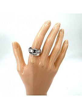 Hermès Hermes Double True Ring for Men and Women, Belt Accessory, Jewelry, Small Item, HERMES, Sterling Silver 925, Approx. 6.9g (view 2)