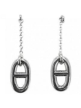 Hermès Hermes Earrings for Women, Chaine d'Ancre Farandole MM, Accessory Jewelry, HERMES, Sterling Silver 925, Approx. 7.0g (view 1)