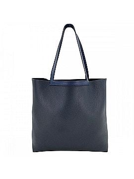 Hermès Hermes Cabasellier 46 Tote Bag for Men and Women, Large Capacity, Shoulder Bag, HERMES Z Stamp, Leather, Navy, Black (view 2)