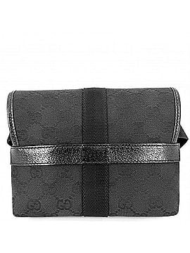 Gucci Gucci waist bag for men, body bag, shoulder cross-body GUCCI 131236 GG canvas, black, silver hardware. (view 2)