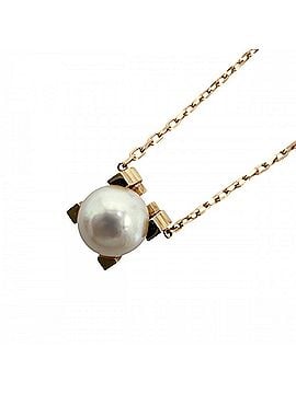Cartier Cartier C de Necklace for Women, Pendant, Jewelry Accessory, Adjustable, 18K Pink Gold (Au750), Pearl, B7059000, Approx. 4.3g (view 1)