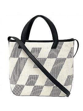 Hermès Hermes H En Billet 27 Handbag Shoulder Bag for Men and Women, HERMES Z Stamp, Canvas Leather, Beige, Black, 2021 Model (view 1)