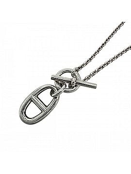 Hermès Hermes necklace for men and women, Chaine d'Ancre Amulet pendant, jewelry accessory, 925 sterling silver, approximately 10.6g (view 1)