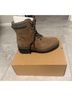 Verda 100% Leather Brown Ankle Boots Size 8 - photo 5