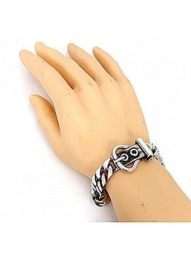 Hermès Hermes men's Brooke Sellier MM bracelet, jewelry accessory with adjustable clasp, made of 925 sterling silver, approximately 72.4g. (view 2)