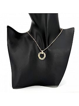 Cartier Cartier Trinity Necklace for Women, 3-Color Jewelry Pendant with Adjustable Clasp, Au750 18K Gold (Yellow Gold, Pink White Gold), Diamond, Approx. 9.2g (view 2)