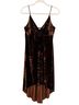 City Triangles 90% Polyester 10% Spandex 100% Polyester Brown Cocktail Dress Size L - photo 1