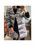 Ann Taylor Zebra Print Black White Coat Size XXL - photo 5