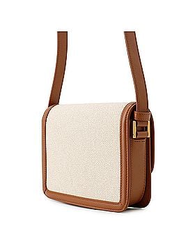 Yves Saint Laurent Yves Saint Laurent Saint Laurent Paris Solferino Small Satchel Shoulder Bag, Leather and Canvas, 634306, SAINT LAURENT PARIS; Handbag, PARIS (view 2)
