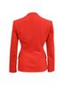 Theory 100% Wool Red Theory Hidden-Buttoned Blazer with Pockets in Red Wool Size 0 - photo 3