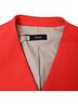 Theory 100% Wool Red Theory Hidden-Buttoned Blazer with Pockets in Red Wool Size 0 - photo 5