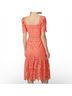 Saylor 65% Cotton 35% Nylon 100% Polyester Leopard Print Orange Cocktail Dress Size S - photo 3