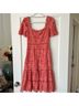Saylor 65% Cotton 35% Nylon 100% Polyester Leopard Print Orange Cocktail Dress Size S - photo 9