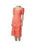 Saylor 65% Cotton 35% Nylon 100% Polyester Leopard Print Orange Cocktail Dress Size S - photo 1