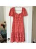 Saylor 65% Cotton 35% Nylon 100% Polyester Leopard Print Orange Cocktail Dress Size S - photo 4