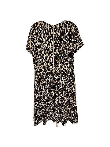 Kate Spade New York Autumn Leopard Print Fit and Flare Dress Casual Dress (view 2)