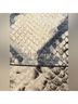 Henri Bendel 100% Leather Snake Print Gray Tan Leather Satchel One size - photo 12