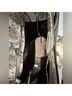 Henri Bendel 100% Leather Snake Print Gray Tan Leather Satchel One size - photo 9