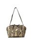 Henri Bendel 100% Leather Snake Print Gray Tan Leather Satchel One size - photo 2
