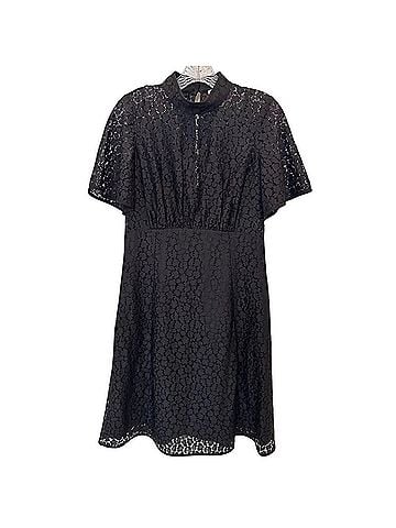 Kate Spade New York Flora Leopard Lace Mini Dress Cocktail Dress (view 1)